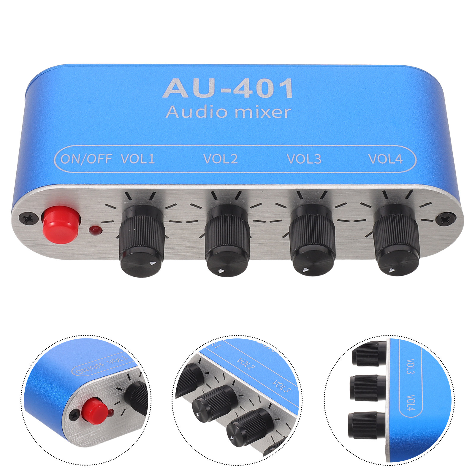 Audio And Music - 4 Channel Audio Mixer Compact Stereo