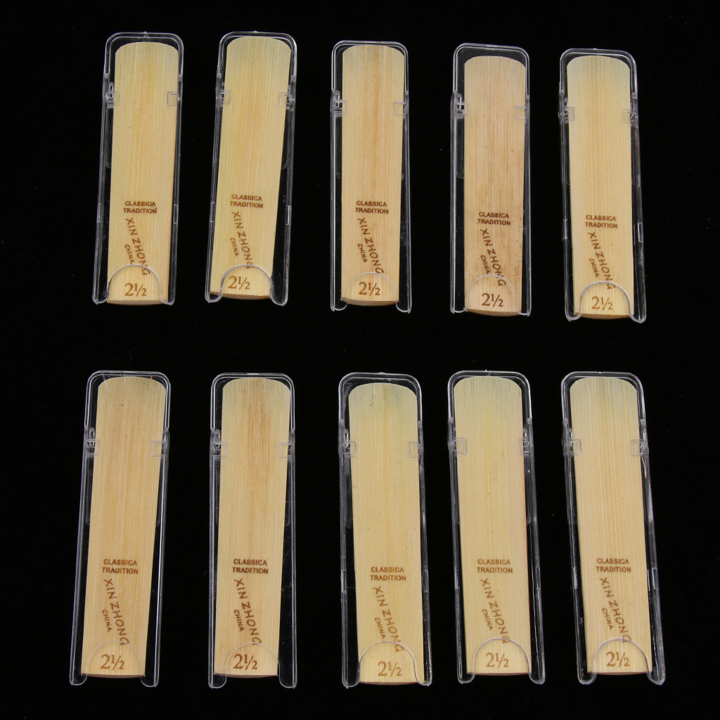 Saxophone Reed Pack - Pack of 10 Alto Saxophone Perform