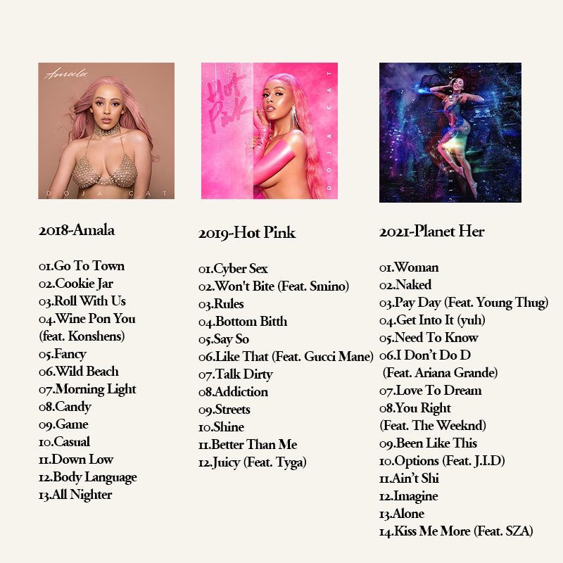 Doja Cat 6CD Music Album Colle - огляд і ціна Audio And Music