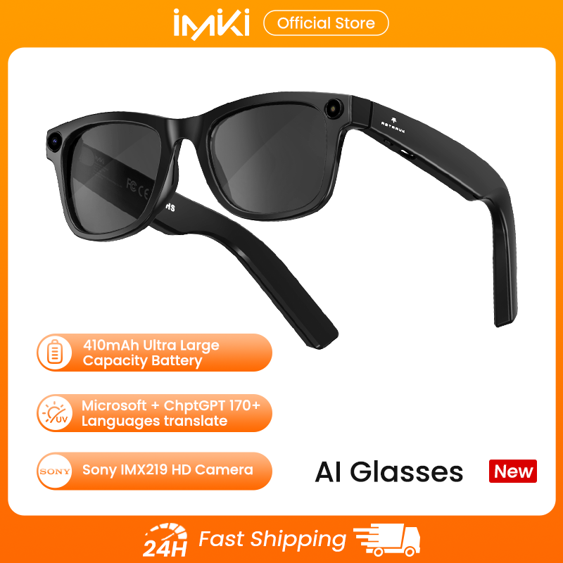IMIKI Ai Smart Glasses 4K 800W - огляд і ціна Audio Music Recording
