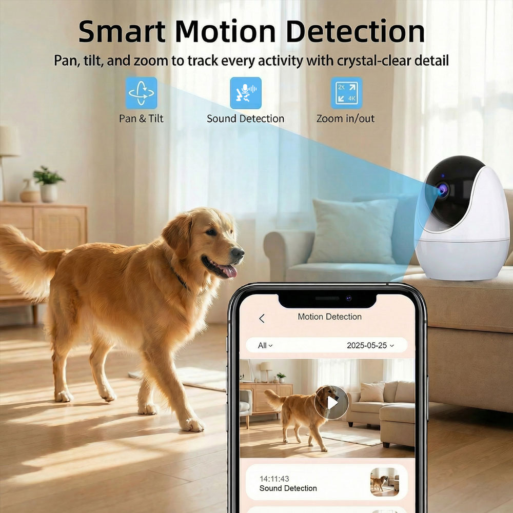 Smart Baby Monitor with Night  - огляд і ціна Audio Detect Music