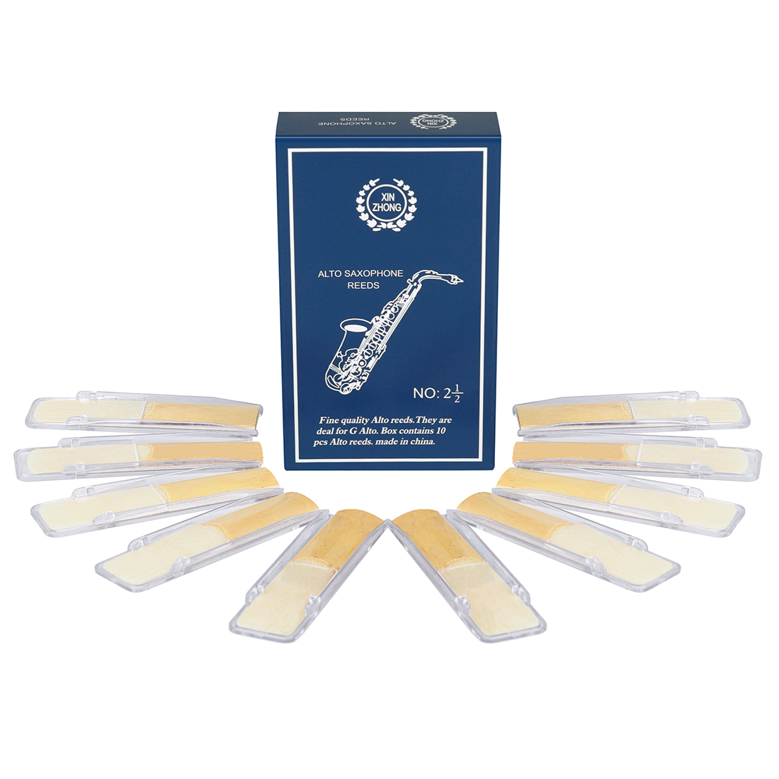 10 Pcs Alto Saxophone Reeds St - огляд і ціна Saxophone Reed Pack