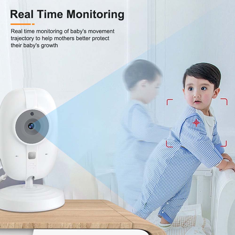 3.5'' Video Baby Monitor 2.4G  - огляд і ціна Audio Detect Music